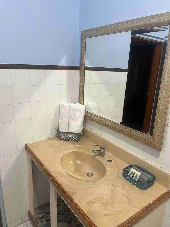Vanity and mirror