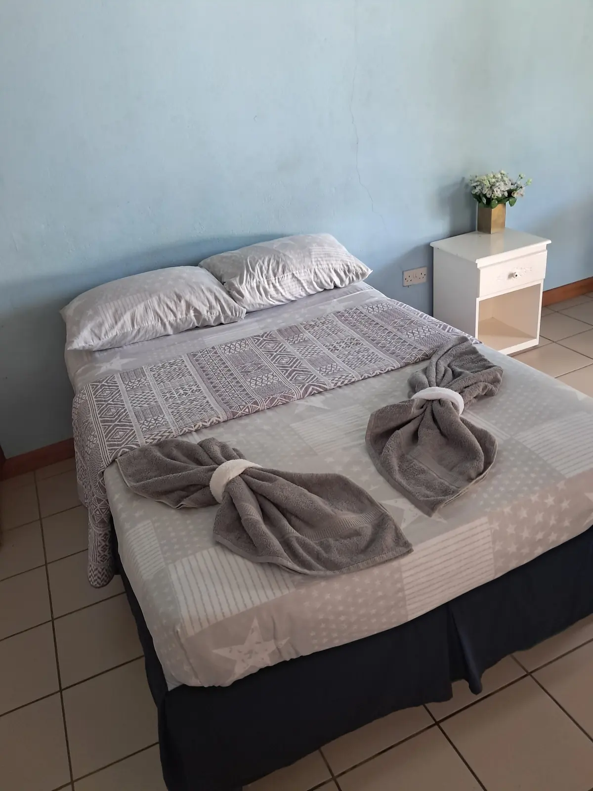 Bedroom with nightstand